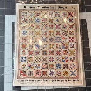 Lori Smith “Martha Washington’s Finest” quilt pattern inc. fabric!!!
